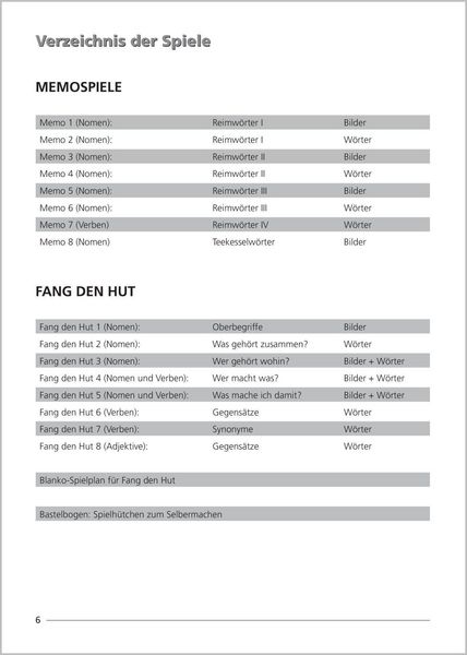 Produktbild: Sprachspiele zum Grundwortschatz