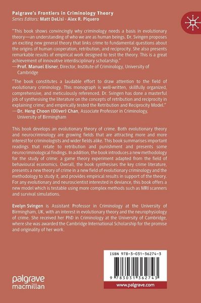 Produktbild: Evolutionary Criminology and Cooperation