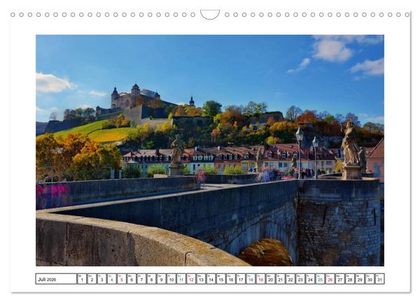 Produktbild: W&uuml;rzburg - Ansichtssache (Wandkalender 2026 DIN A3 quer), CALVENDO Monatskalender