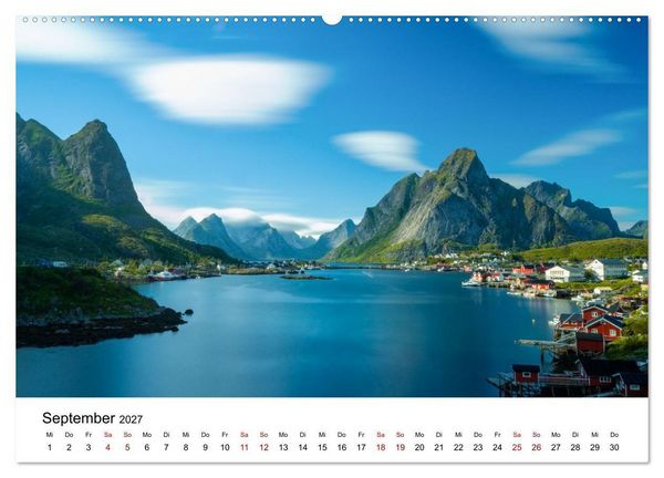 Produktbild: Atemberaubende Natur der Lofoten (Wandkalender 2027 DIN A2 quer), CALVENDO Monatskalender