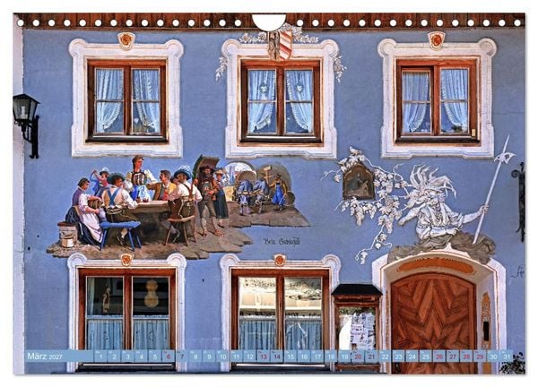 Produktbild: Mittenwald - Perle des Werdenfelser Landes (Wandkalender 2027 DIN A4 quer), CALVENDO Monatskalender