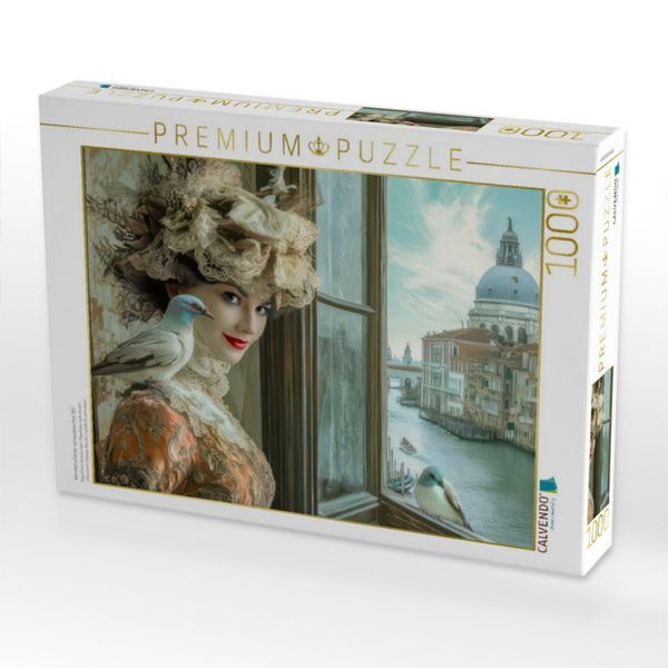 Produktbild: CALVENDO Puzzle Wundersch&ouml;ner venezianischer Stil | 1000 Teile Lege-Gr&ouml;&szlig;e 64x48cm Foto-Puzzle f&uuml;r gl&uuml;ckliche Stunden