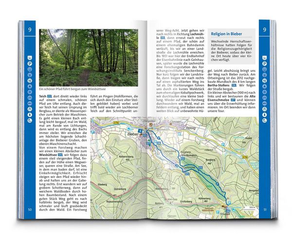 Produktbild: KOMPASS Wanderf&uuml;hrer Spessart, 65 Touren mit Extra-Tourenkarte