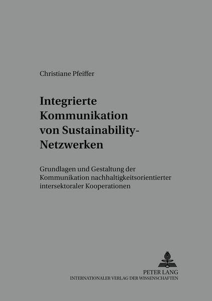 Produktbild: Integrierte Kommunikation von Sustainability-Netzwerken