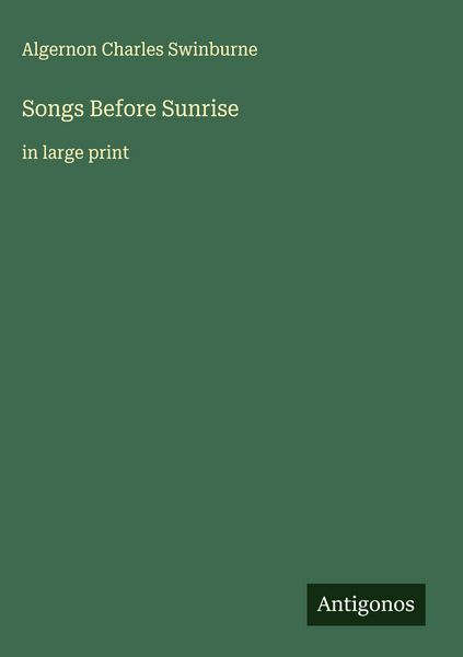 Produktbild: Songs Before Sunrise
