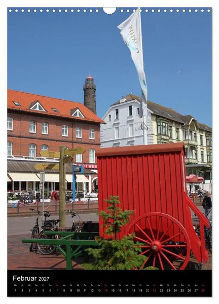 Produktbild: Borkum (Wandkalender 2027 DIN A3 hoch), CALVENDO Monatskalender