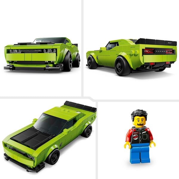 Produktbild: LEGO Speed Champions Dodge Challenger SRT Hellcat Sportwagen 77237