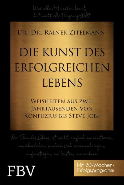 Produktbild: Die Kunst des erfolgreichen Lebens