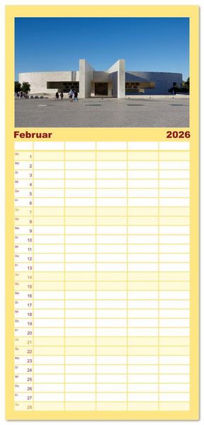 Produktbild: Familienplaner 2026 - Fatima: Ein Besuch in Portugals heiligem Herz mit 5 Spalten (Wandkalender, 21 x 45 cm) CALVENDO