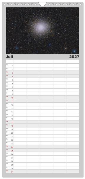 Produktbild: Familienplaner 2027 - Deepsky XVII mit 5 Spalten (Wandkalender, 21 x 45 cm) CALVENDO