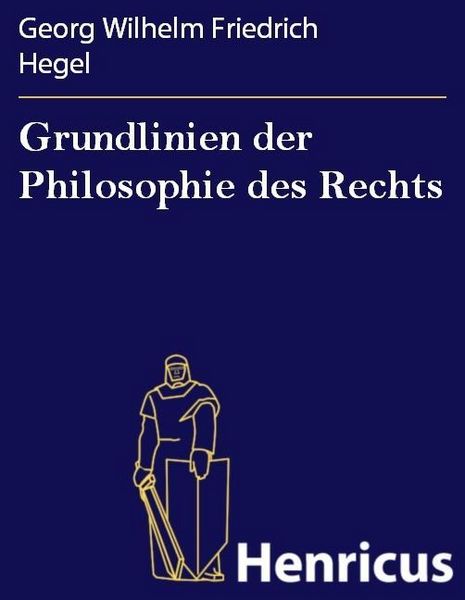 Produktbild: Grundlinien der Philosophie des Rechts