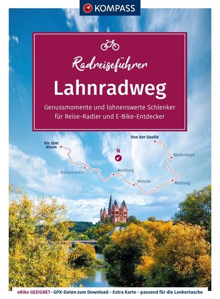 Produktbild: KOMPASS Radreisef&uuml;hrer Lahnradweg