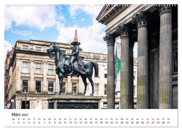 Produktbild: Faszination Glasgow (hochwertiger Premium Wandkalender 2027 DIN A2 quer), Kunstdruck in Hochglanz
