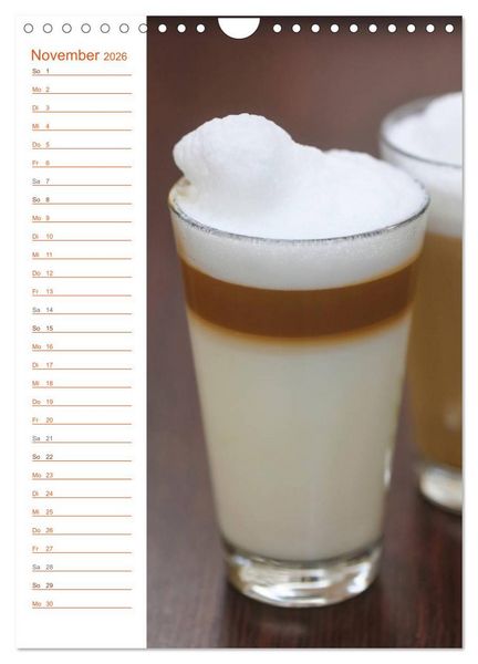 Produktbild: K&ouml;stliche Kaffeespezialit&auml;ten (Wandkalender 2026 DIN A4 hoch), CALVENDO Monatskalender