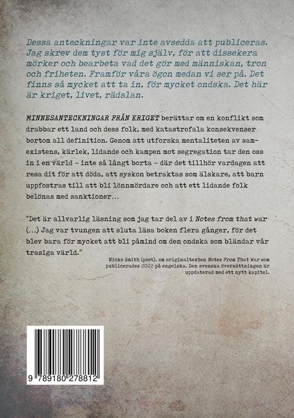 Produktbild: Minnesanteckningar fr&aring;n kriget