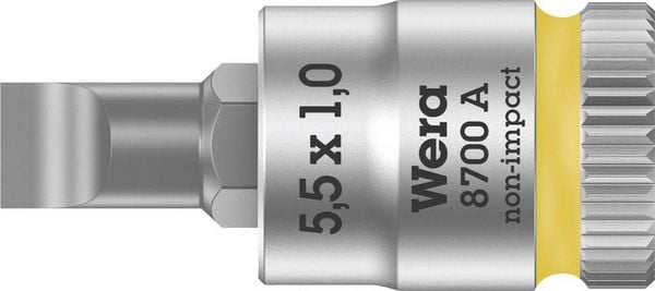 Produktbild: Wera 8700A FL 05003321001 Schlitz Steckschl&uuml;ssel-Bit-Einsatz 5.5mm 1/4\" (6.3 mm)