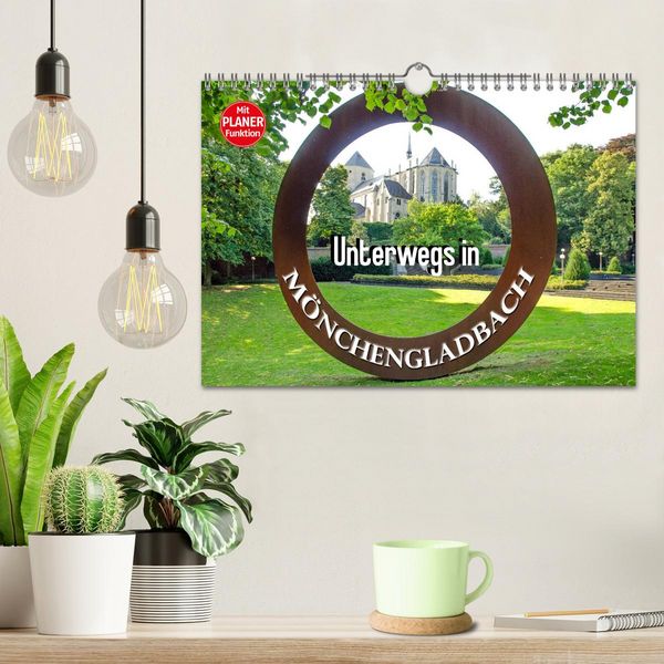 Produktbild: Unterwegs in M&ouml;nchengladbach (Wandkalender 2026 DIN A4 quer), CALVENDO Monatskalender