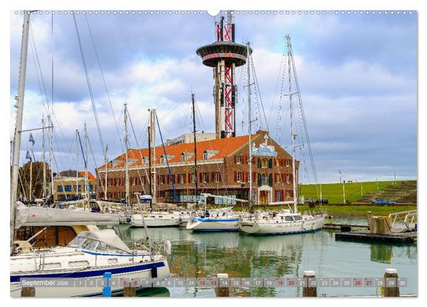 Produktbild: Ein Blick auf Vlissingen in Zeeland (Wandkalender 2026 DIN A2 quer), CALVENDO Monatskalender
