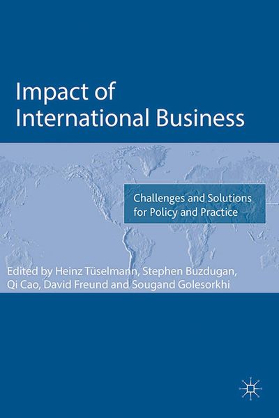 Produktbild: Impact of International Business