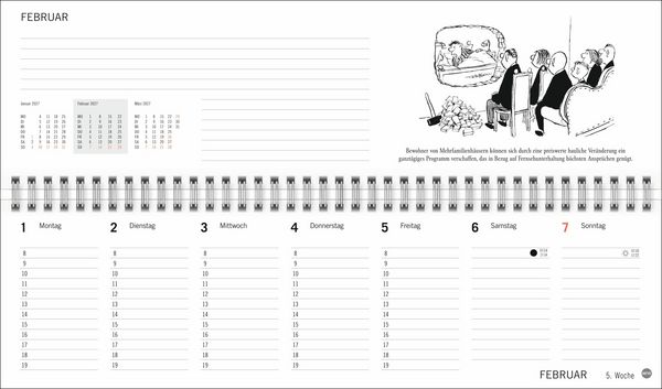 Produktbild: Loriot B&uuml;roplaner 2027