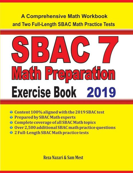 Produktbild: SBAC 7 Math Preparation Exercise Book
