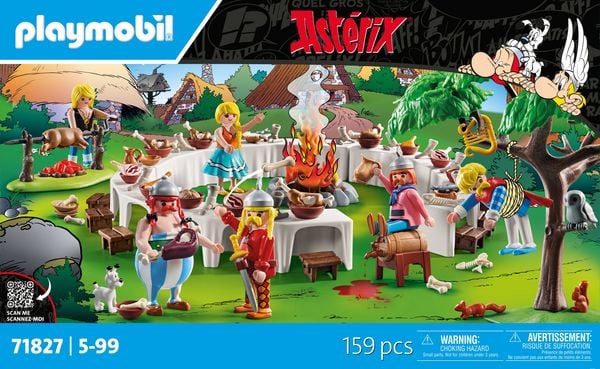 Produktbild: PLAYMOBIL 71827 Asterix: Das Dorfbankett