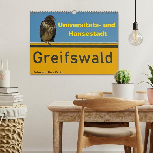 Produktbild: Univerit&auml;ts- und Hansestadt Greifswald (Wandkalender 2026 DIN A3 quer), CALVENDO Monatskalender