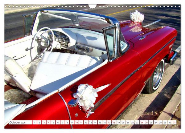 Produktbild: Classic Beauties - Wedding cars in Havana (Wall Calendar 2026 DIN A3 landscape), CALVENDO 12 Month Wall Calendar