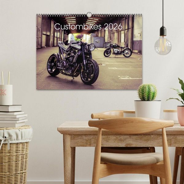 Produktbild: Custombikes 2026 (Wandkalender 2026 DIN A3 quer), CALVENDO Monatskalender