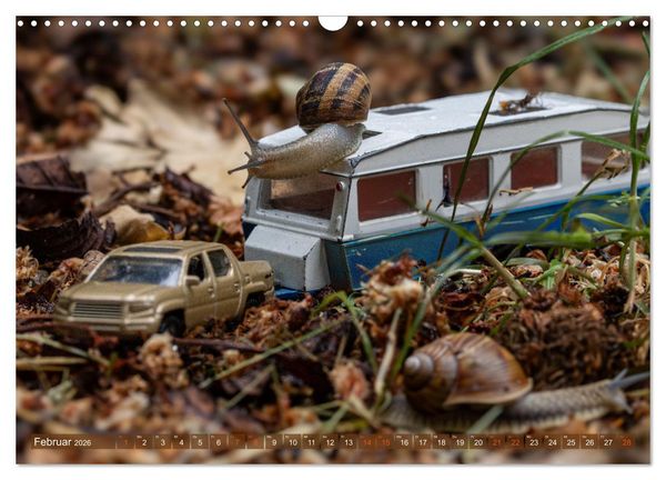 Produktbild: Miniature Caravaning: Gro&szlig;es Abenteuer mit kleinem Camper (Wandkalender 2026 DIN A3 quer), CALVENDO Monatskalender