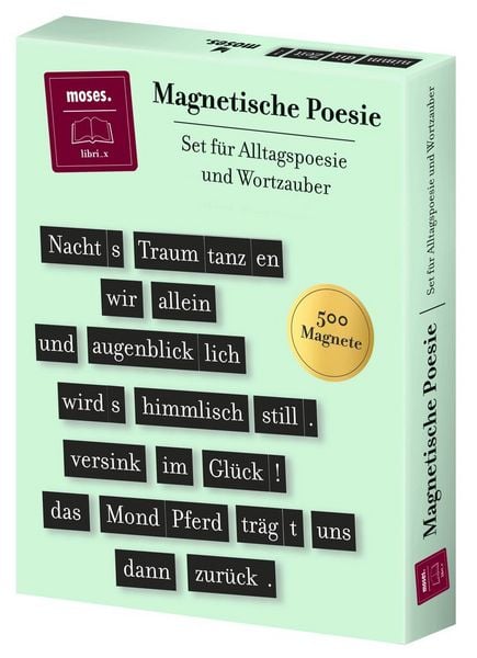Produktbild: moses. libri_x Magnetische Poesie
