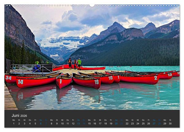 Produktbild: Der weite Westen Kanadas - Banff und Yoho National Park (Wandkalender 2026 DIN A2 quer), CALVENDO Monatskalender
