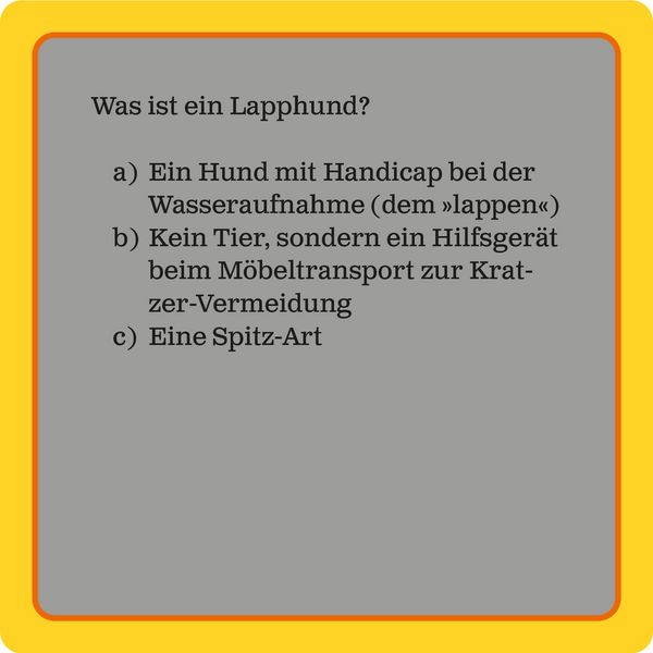 Produktbild: Das Hunde-Quiz (Neuauflage)