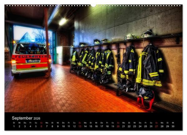 Produktbild: Berufsfeuerwehr Salzgitter (Wandkalender 2026 DIN A2 quer), CALVENDO Monatskalender