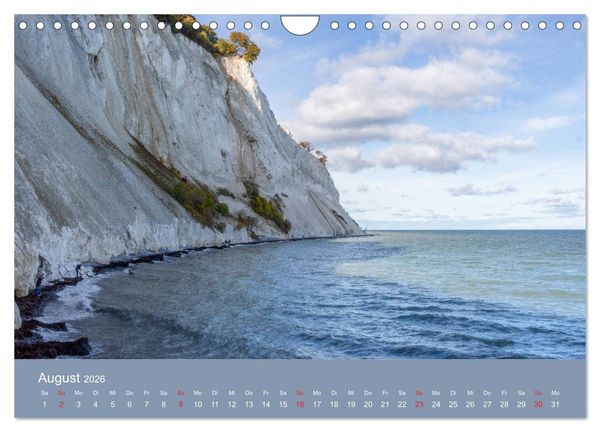 Produktbild: M&ouml;n, Impressionen einer d&auml;nischen Insel (Wandkalender 2026 DIN A4 quer), CALVENDO Monatskalender