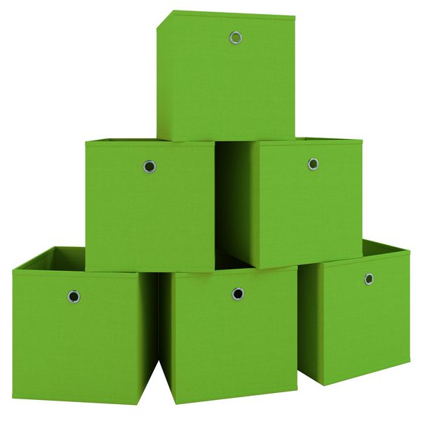 Produktbild: 6er Set Faltbox Klappbox Aufbewahrungsbox Boxas