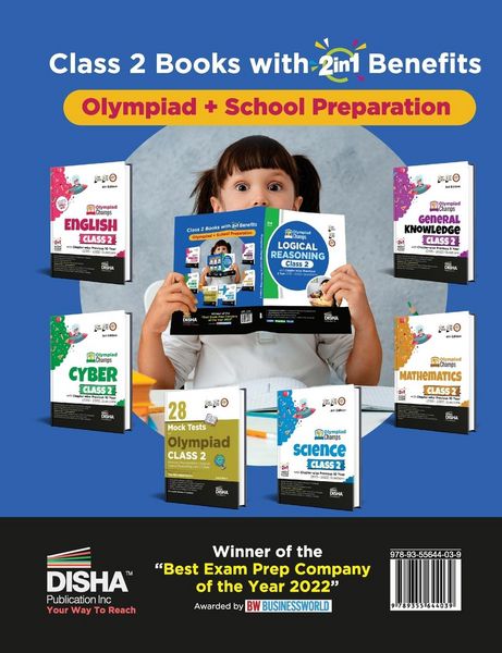 Produktbild: Olympiad Champs Logical Reasoning Class 2 with Chapter-wise Previous 5 Year (2018 - 2022) Questions 2nd Edition | Complete Prep Guide with Theory, PYQ