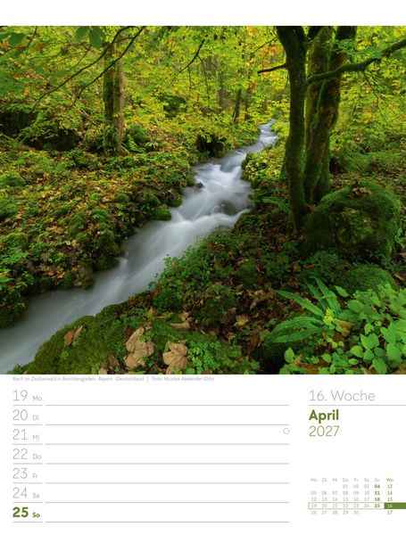 Produktbild: Unser Wald Wochenplaner Kalender 2027