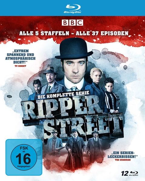 Produktbild: Ripper Street - Die komplette Serie - Alle 5 Staffeln - Alle 37 Episoden [10 BRs]