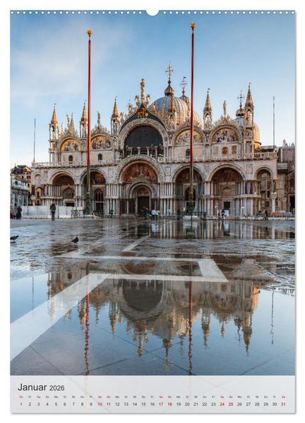 Produktbild: Venezia - La Serenissima repubblica (Wandkalender 2026 DIN A2 hoch), CALVENDO Monatskalender