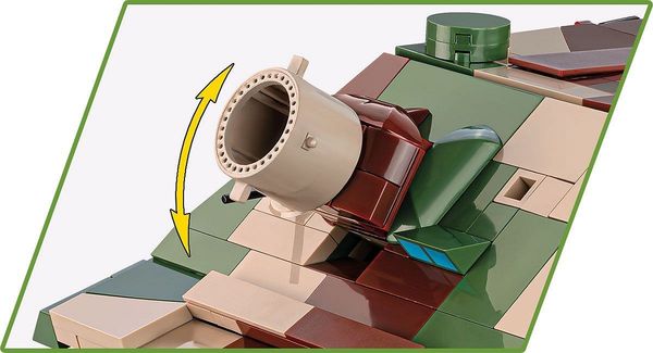 Produktbild: COBI Historical Collection 2585 - Sturmm&ouml;rser Sturmtiger 38cm, Panzer, WWII, 1:28 Bausatz, 1100 Klemmbausteine, 1 x Spielfigur