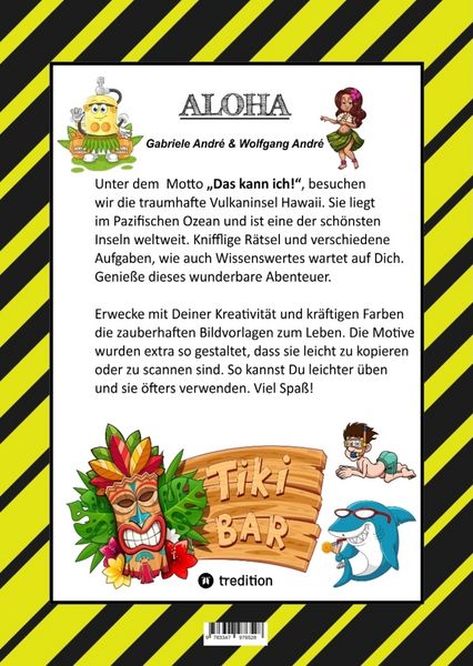 Produktbild: Craftbook - 100 Tolle Hawaii Motive - Inseln - Strand - Meeresbewohner - Witzige Urlauber - Knifflige R&auml;tsel und Aufgaben - Schiffe - Taucher