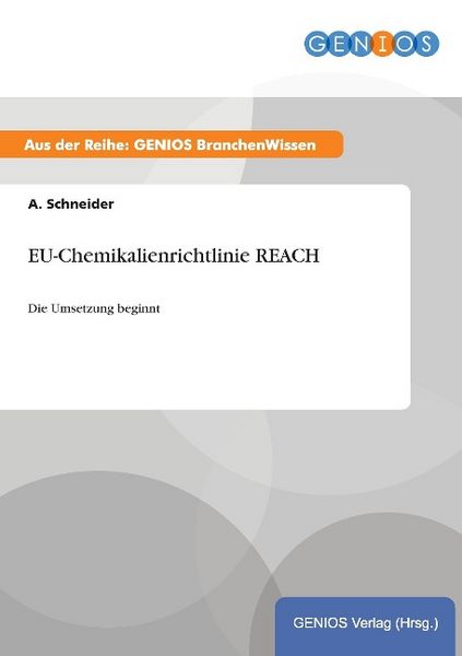 Produktbild: EU-Chemikalienrichtlinie REACH