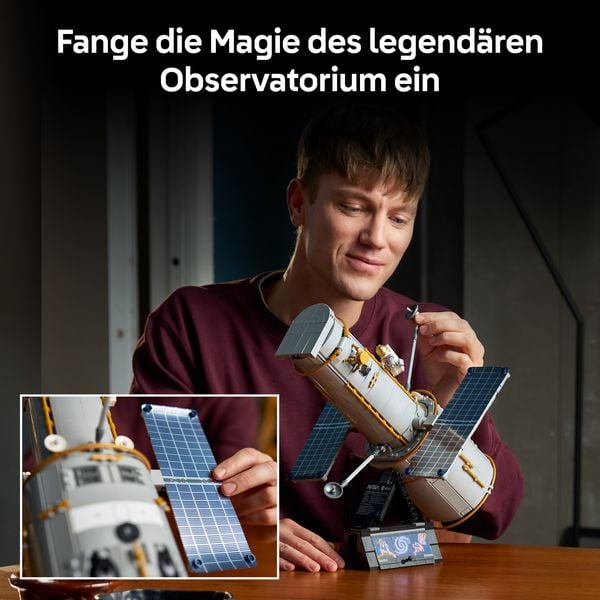 Produktbild: LEGO Icons Hubble-Weltraumteleskop - Weltall Deko Modellbau 11382