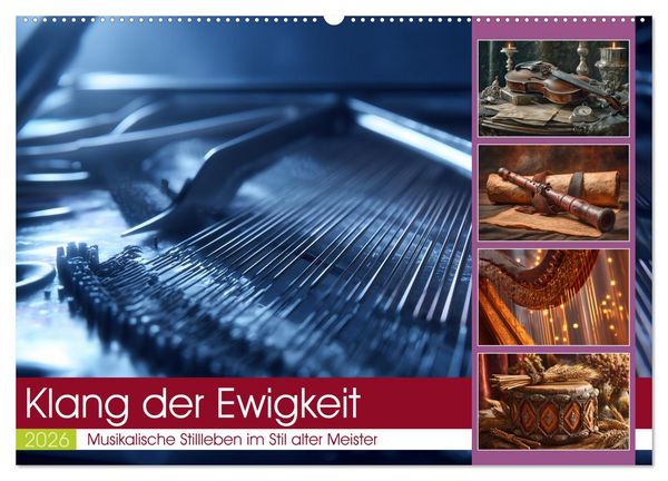Produktbild: Klang der Ewigkeit (Wandkalender 2026 DIN A2 quer), CALVENDO Monatskalender