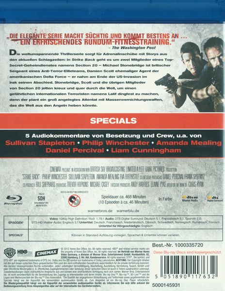 Strike Back - Staffel 1  [4 BRs]