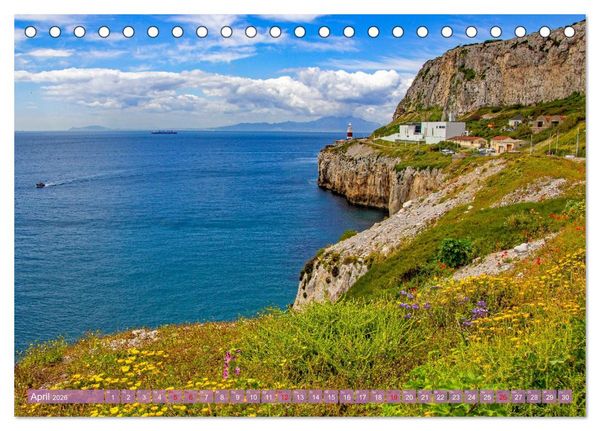 Produktbild: Ein Herz f&uuml;r Gibraltar (Tischkalender 2026 DIN A5 quer), CALVENDO Monatskalender