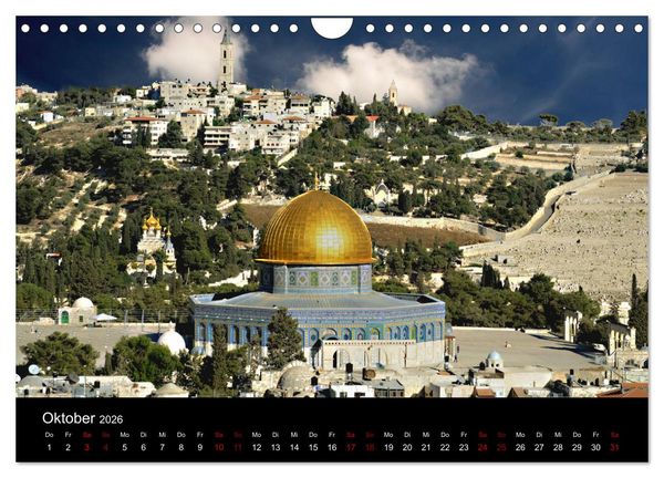 Produktbild: Jerusalem, Bilder die einen bewegen (Wandkalender 2026 DIN A4 quer), CALVENDO Monatskalender