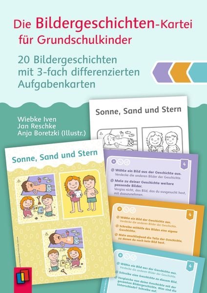 Die Bildergeschichten-Kartei für Grundschulkinder, Sonstige von Jan Reschke,Wiebke Iven, Verlag an der Ruhr, 978-3-8346-4152-6