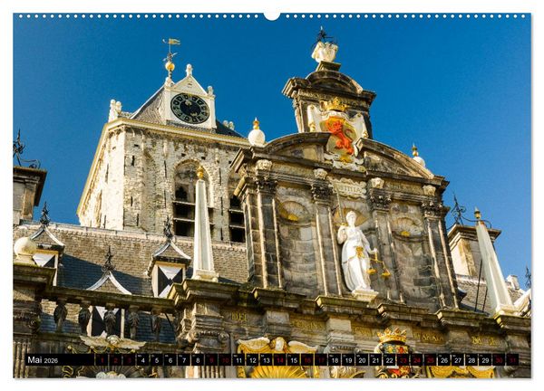 Produktbild: Zauberhaftes Delft - Perle der Niederlande (Wandkalender 2026 DIN A2 quer), CALVENDO Monatskalender
